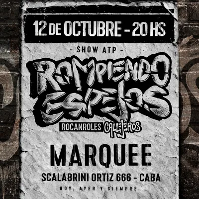 ROMPIENDO ESPEJOS tributo CALLEJEROS en CABA
