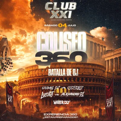SÁBADO 04.07: COLISEO 360, BATALLA DE DJs