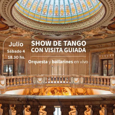 Show de Tango con Visita Guiada - Palacio Paz
