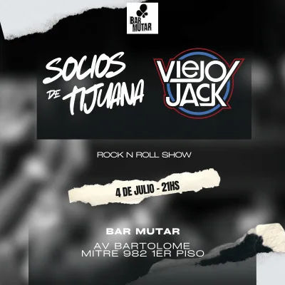 Socios de tijuana y Viejo Jack en BAR MUTAR