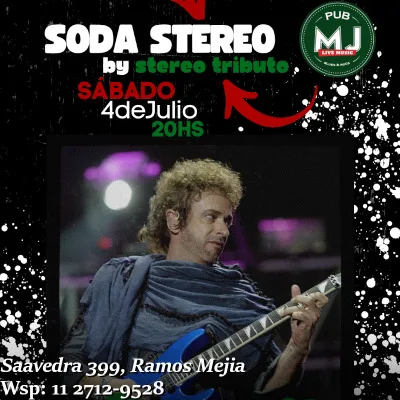STEREO TRIBUTO - ESPECIAL SODA STEREO - EN MR JONES PUB