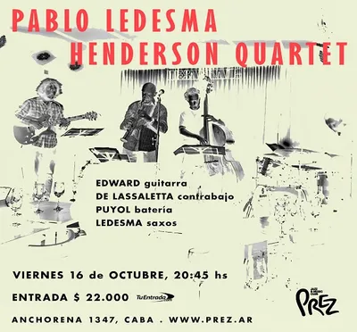 Pablo Ledesma Henderson Quartet