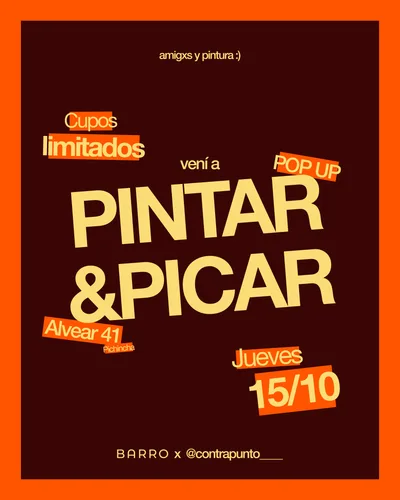 15/10 Pintar y Picar - Barro