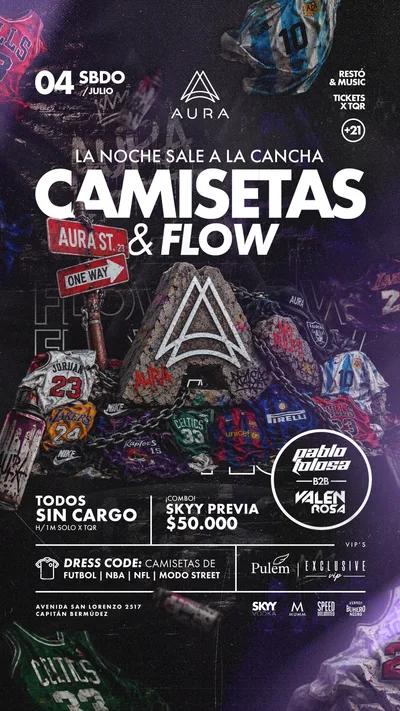 AURA SÁBADOS✨ CAMISETAS & FLOW 🎽
