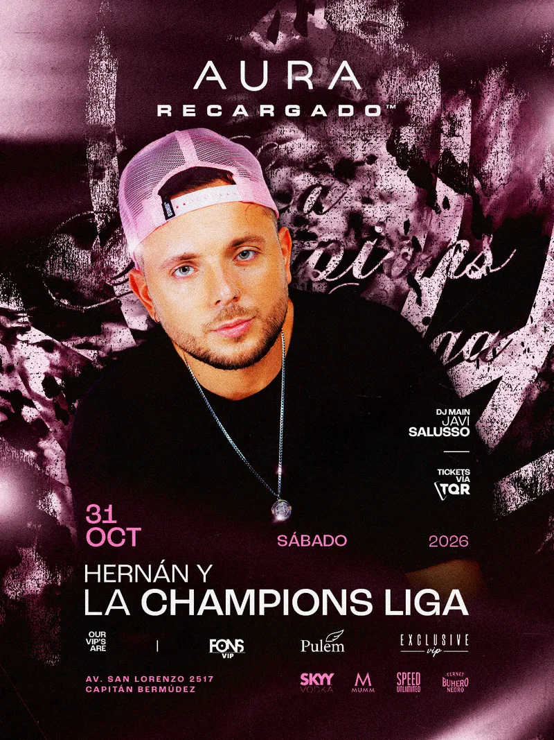AURA SÁBADOS✨SHOW EN VIVO HERNAN Y LA CHAMPIONS LIGA🎤