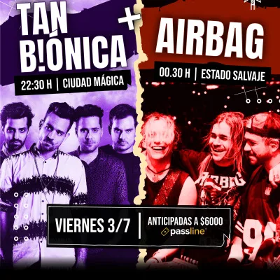 TRIBUTO A TAN BIÓNICA Y AIRBAG