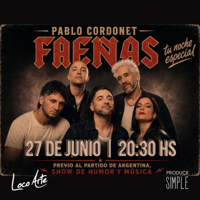 TU NOCHE ESPECIAL * PABLO CORDONET & FAENAS