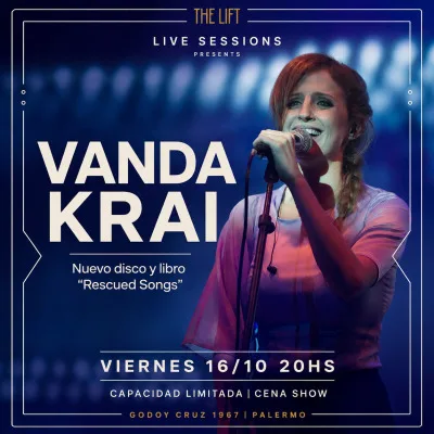 VANDA KRAI: Presentación del nuevo disco y libro “Rescued Songs”