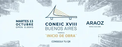 CONEIC XVIII x ARZ 🚧  MARTES 13.10