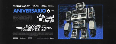 BELA x LA MÁQUINA DEL RITMO | ANIVERSARIO 6 AÑOS