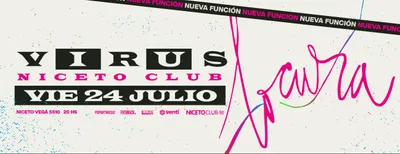 Virus 24 JUL en Niceto Club (+18 años)