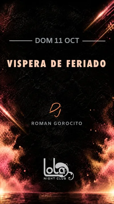 VÍSPERA DE FERIADO
