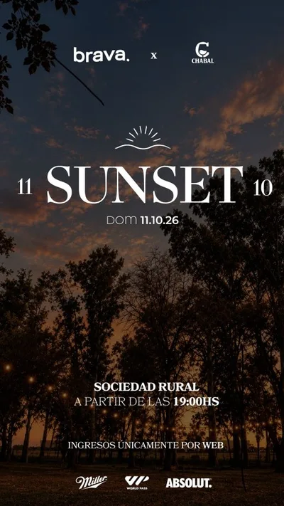 Sunset x Brava 🪭
